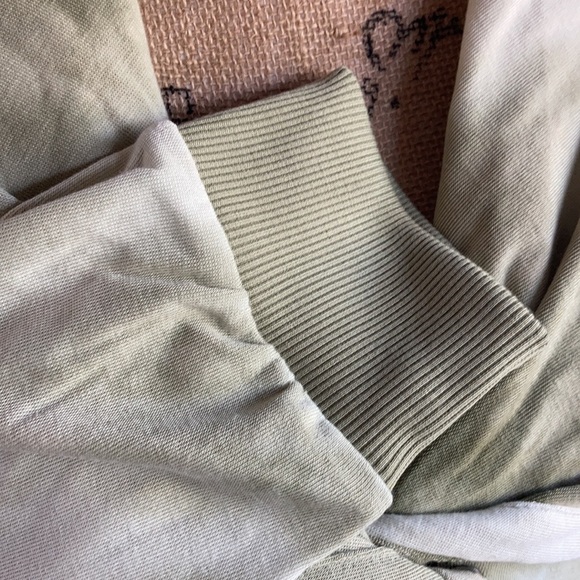 Bagatelle french terry draped olive tie dye jacket - Picture 7 of 15